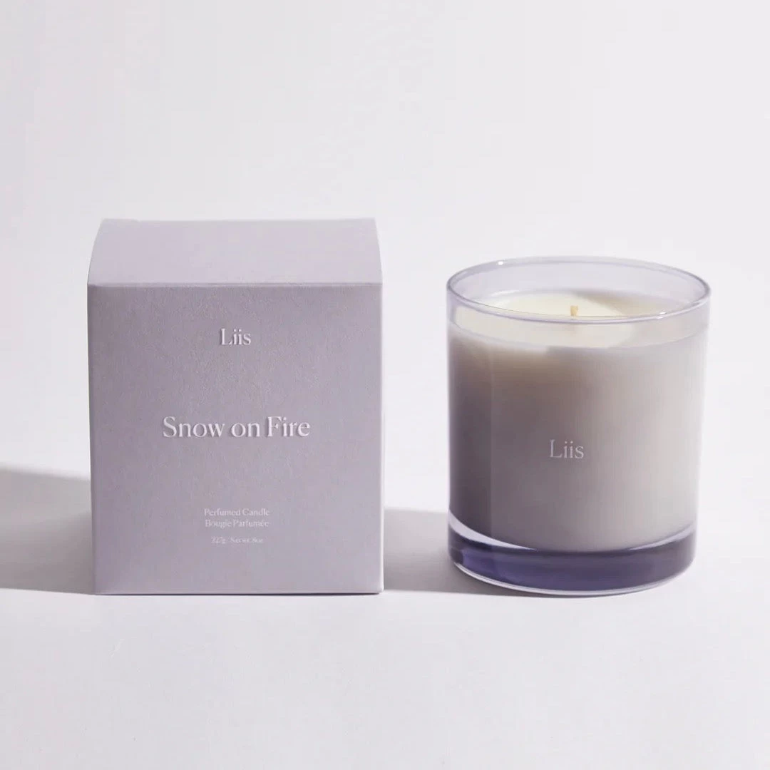 Snow On Fire Candle - Image 2